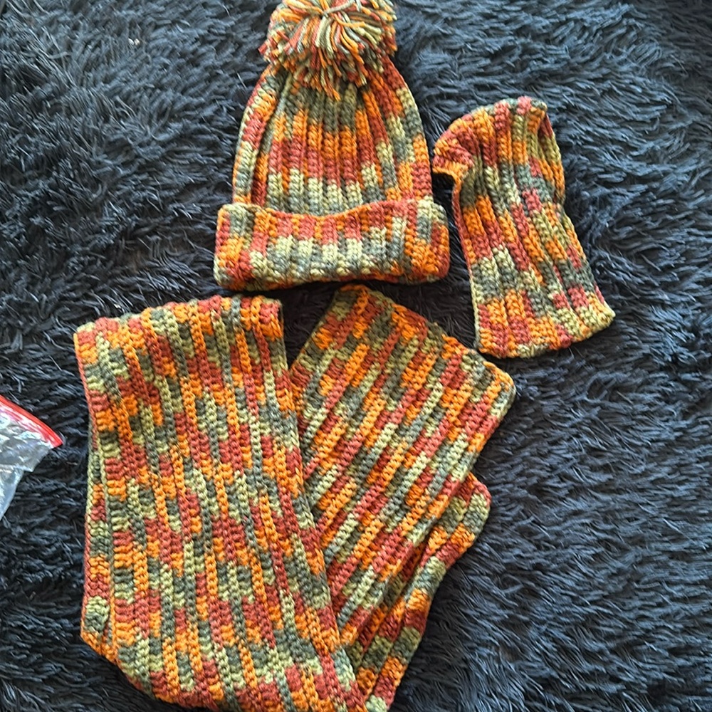 Crochet winter set